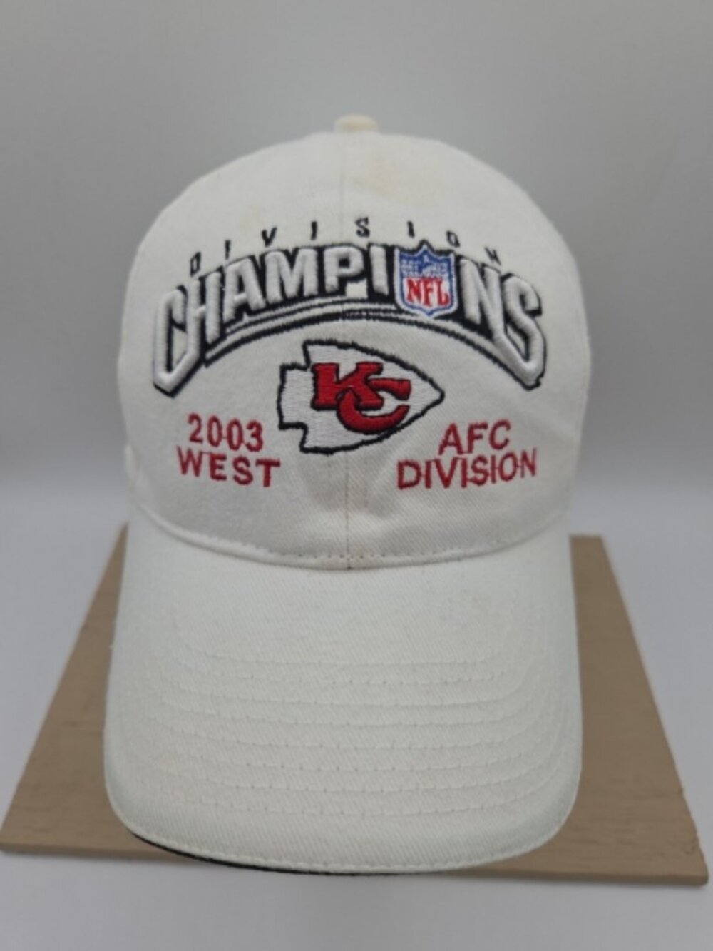 Reebok On‑Field Kansas City Chiefs 2003 Division Champions Hat